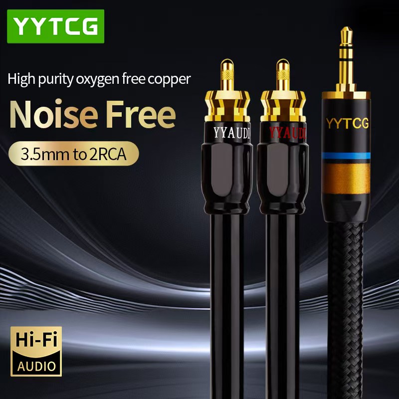 Home Cinema Idea - YYTCG RCA Cable HiFi Stereo 3.5mm