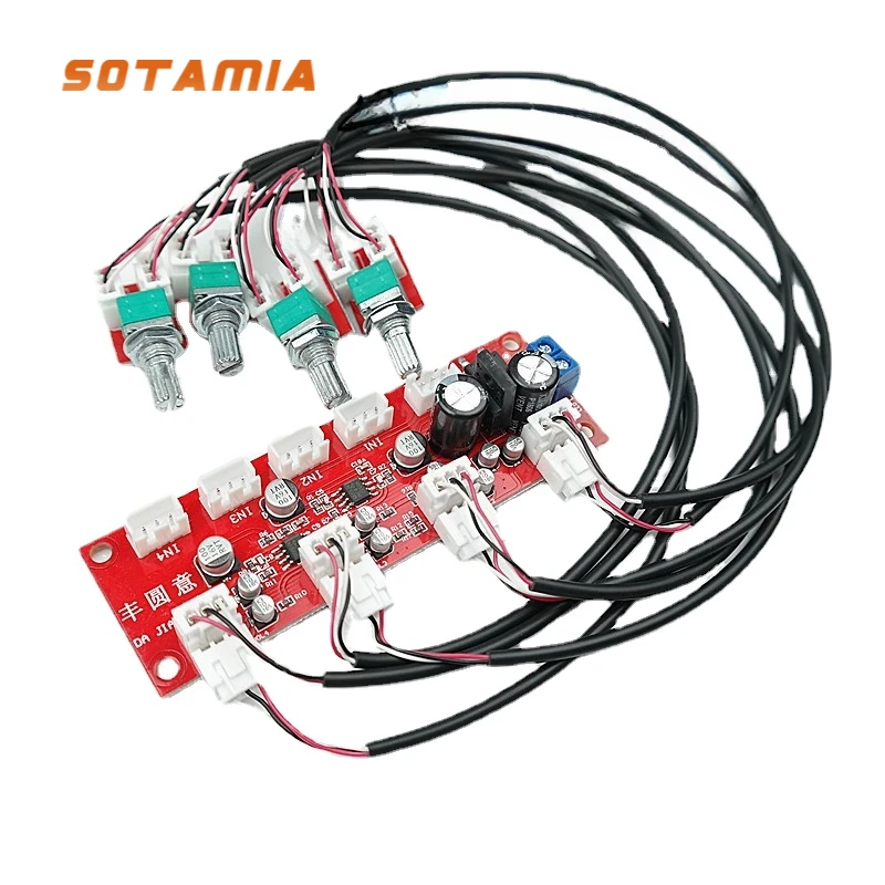 Home Cinema Idea - SOTAMIA NE5532 4 Way Input Mixer