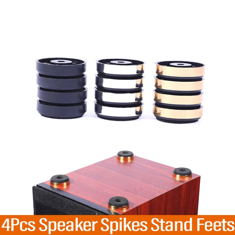 4Pcs Speaker Spikes Stand Part - Home Cinema Installation 评论和价格