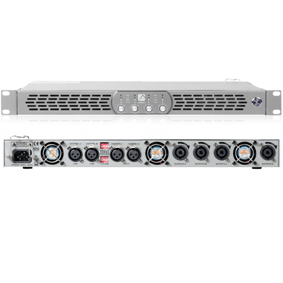 1U Digital Power Amplifier 4Ch - Home Cinema Idea 评论和价格
