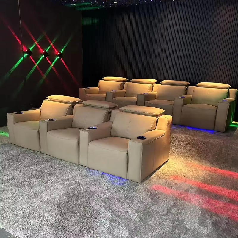 Modern High-End Cinema Sofa Po - Home Cinema High End 评论和价格