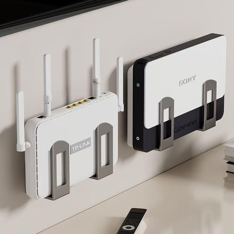 2Pcs Wall-Mounted Router Stora - Home Cinema Equipment 评论和价格