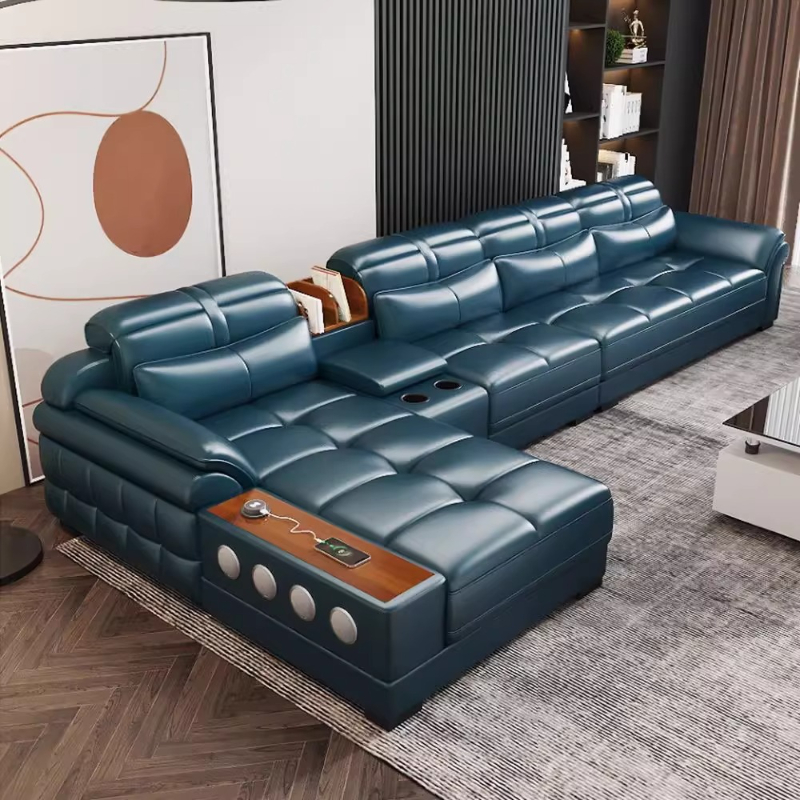 Genuine Leather Small Apartmen - Home Cinema In Small Room 评论和价格