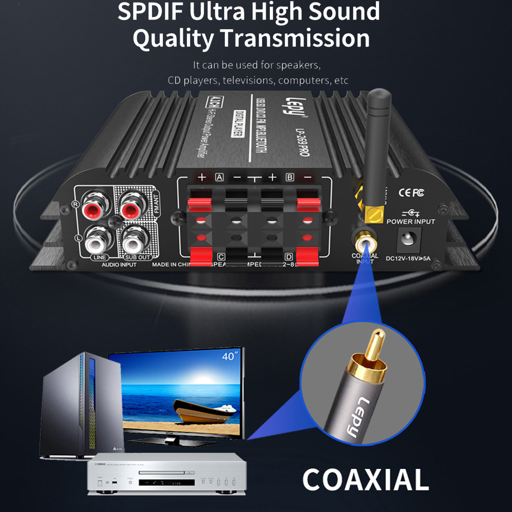LEPY LP-269PRO 4.1 Channel Amp - Home Cinema Idea 评论和价格