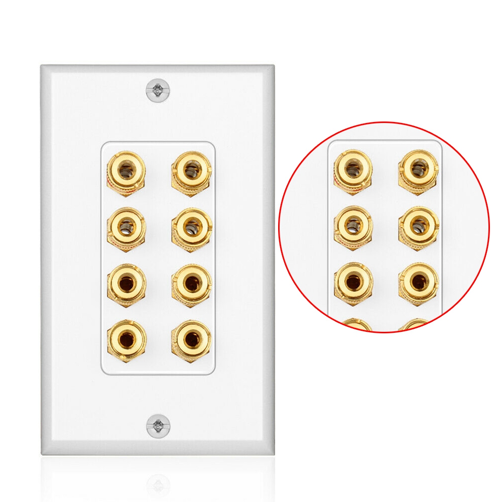 A68Z 8 Posts Speaker Wall Plat - Home Cinema Equipment 评论和价格