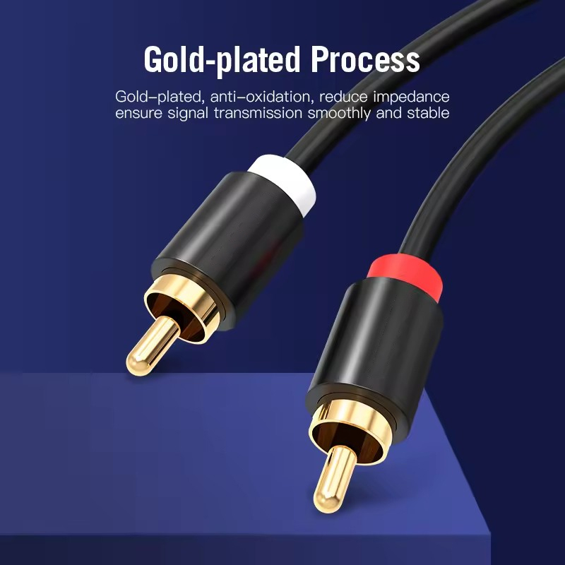 HIFI Stereo RCA Cable 2RCA to  - Home Cinema Idea 评论和价格