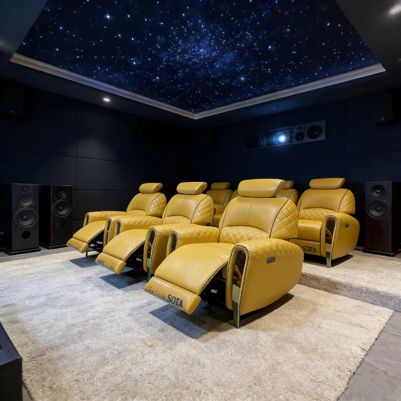 Vip Single Leather Reclining S - Home Cinema High End 评论和价格