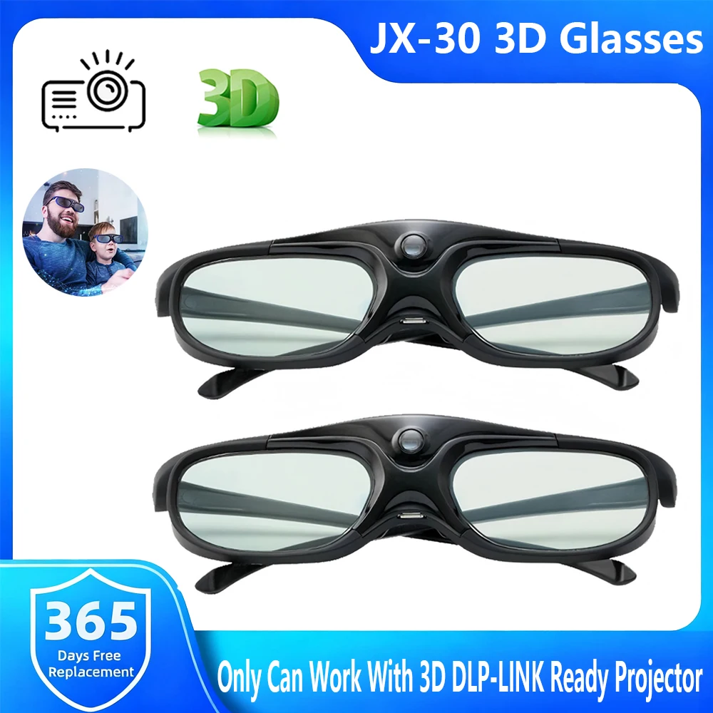 JX-30 3D Glasses Active Shutte - Home Cinema Glasses 评论和价格