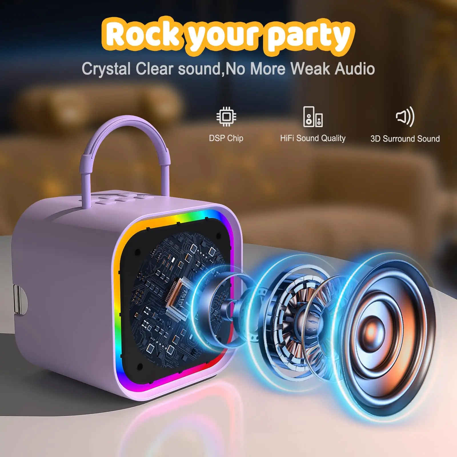 Dual Wireless Microphone Karao - Home Cinema In Small Room 评论和价格